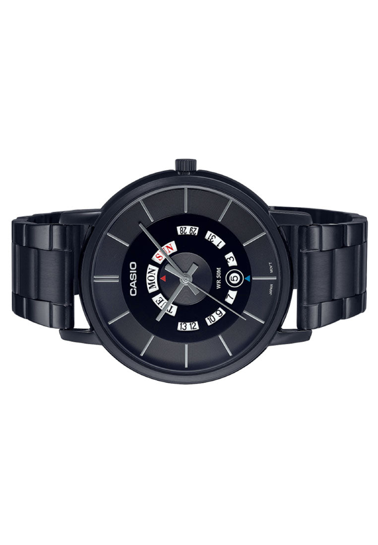 Casio MTP-B135B-1A Analog Stainless Steel Strap Watch For Men-Watch Portal Philippines