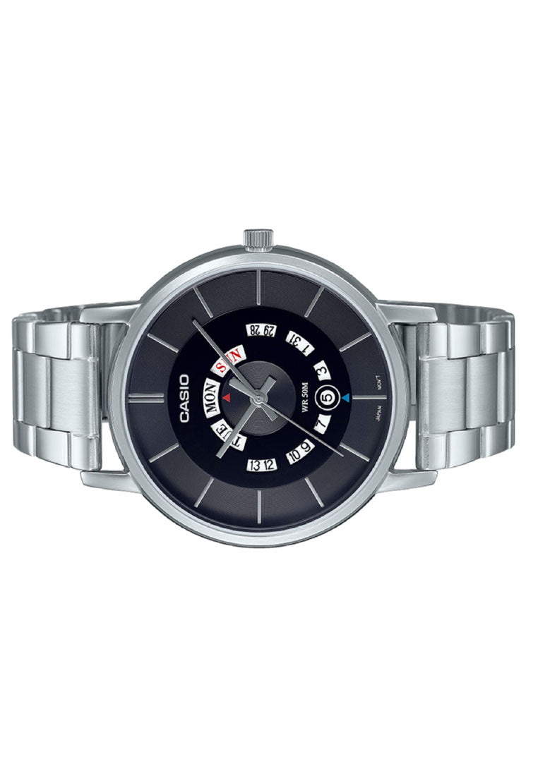 Casio MTP-B135D-1A Analog Stainless Steel Strap Watch For Men-Watch Portal Philippines