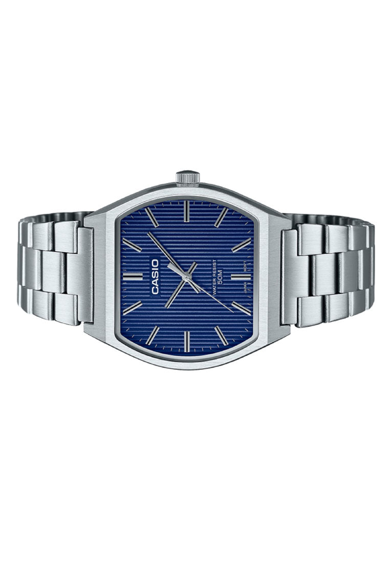 Casio MTP-B140D-2A Analog Stainless Steel Strap Watch For Men-Watch Portal Philippines
