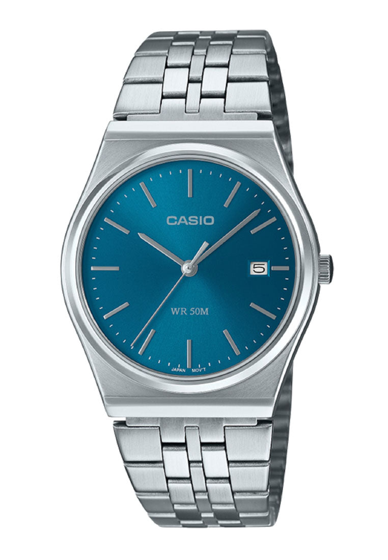 Casio MTP-B145D-2A2 Analog Stainless Steel Strap Watch For Men-Watch Portal Philippines