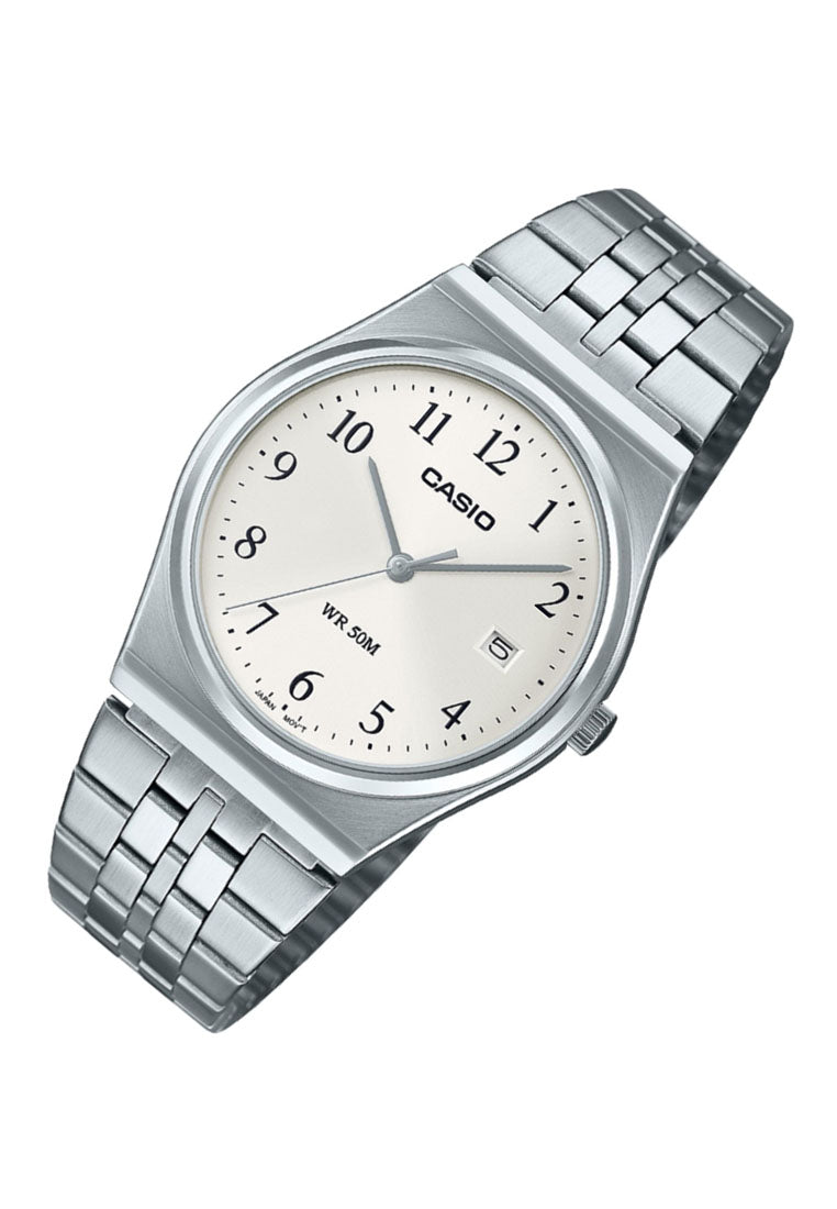 Casio MTP-B145D-7B Analog Stainless Steel Strap Watch For Men-Watch Portal Philippines