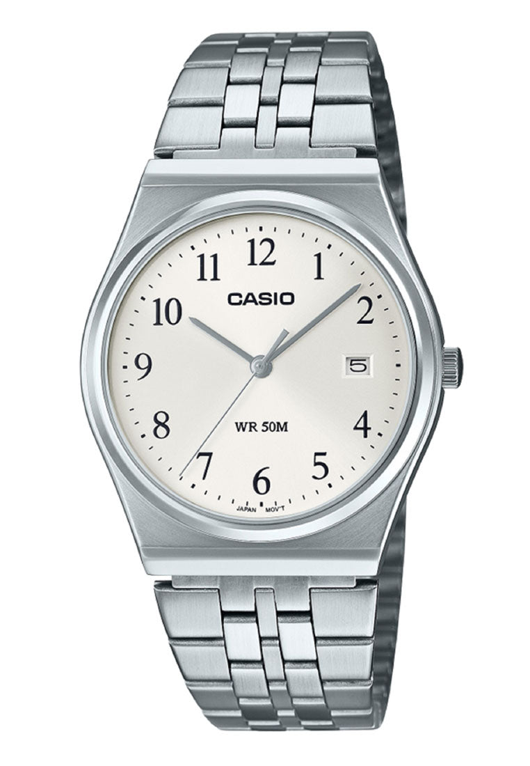 Casio MTP-B145D-7B Analog Stainless Steel Strap Watch For Men-Watch Portal Philippines