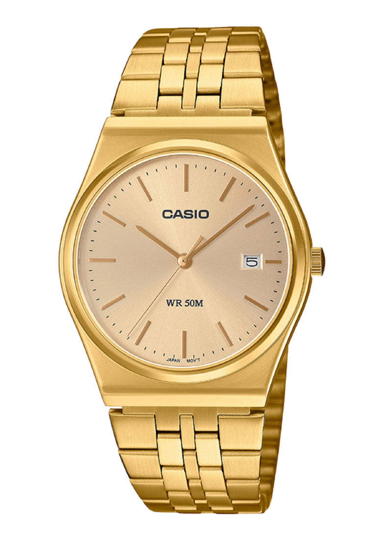 Casio MTP-B145G-9A Analog Stainless Steel Strap Watch For Men-Watch Portal Philippines