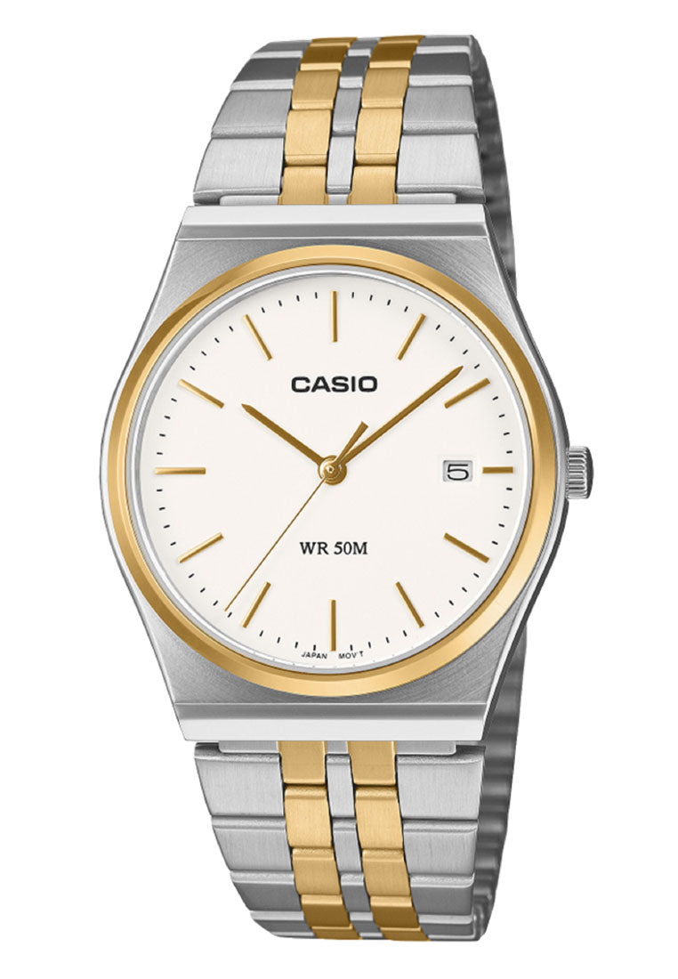 Casio MTP-B145SG-7A Analog Stainless Steel Strap Watch for Men-Watch Portal Philippines