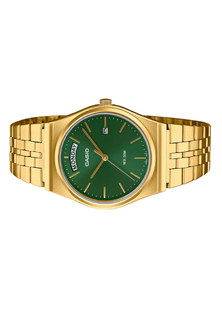Casio MTP-B146G-3A Analog Stainless Steel Band Watch For Men-Watch Portal Philippines