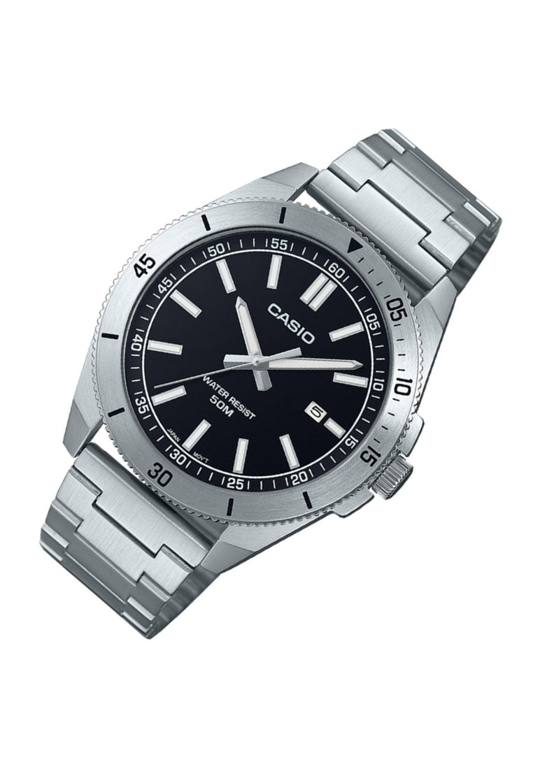 Casio MTP-B155D-1E Analog Stainless Steel Strap Watch for Men-Watch Portal Philippines