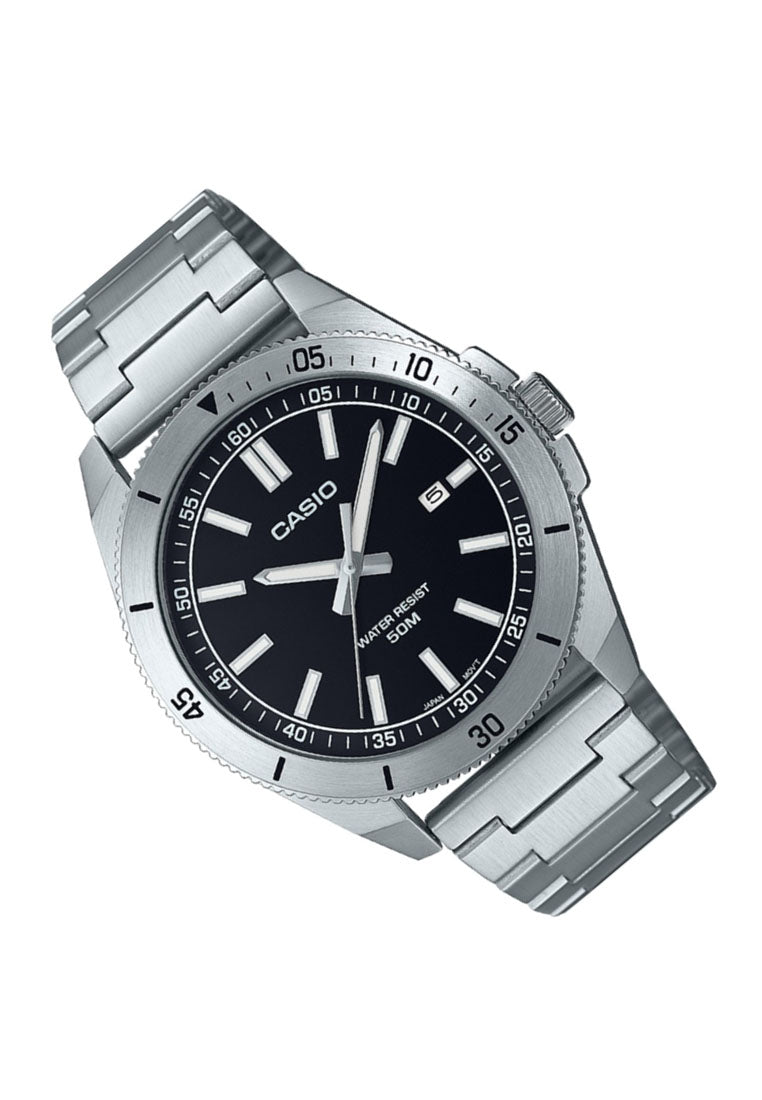 Casio MTP-B155D-1E Analog Stainless Steel Strap Watch for Men-Watch Portal Philippines