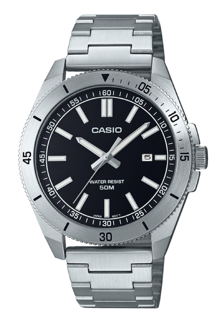 Casio MTP-B155D-1E Analog Stainless Steel Strap Watch for Men-Watch Portal Philippines