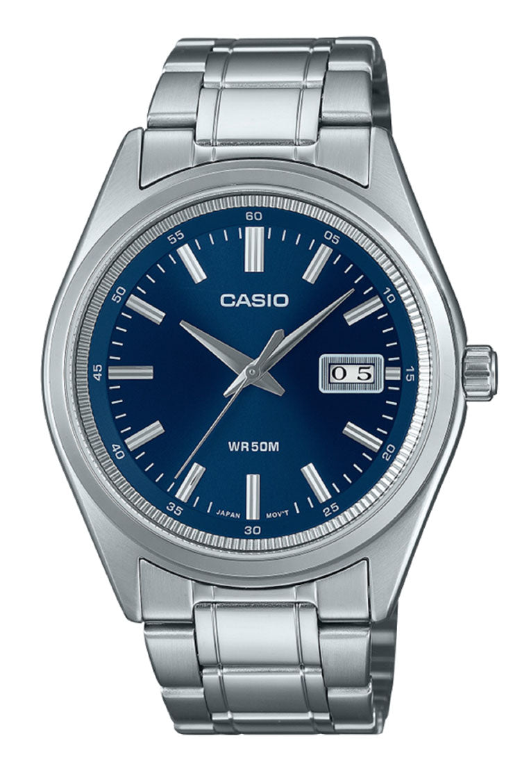 Casio MTP-B180D-2A Analog Stainless Steel Strap Watch For Men-Watch Portal Philippines