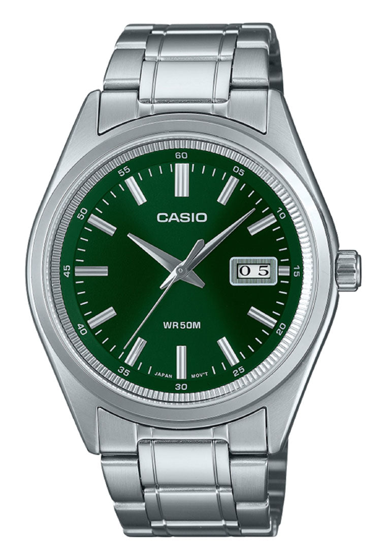 Casio MTP-B180D-3A Analog Stainless Steel Strap Watch For Men-Watch Portal Philippines