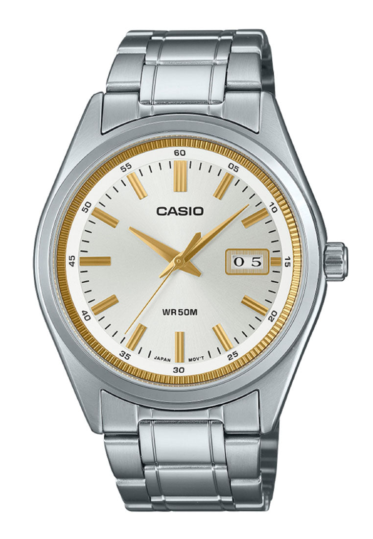 Casio MTP-B180D-7A Analog Stainless Steel Strap Watch For Men-Watch Portal Philippines