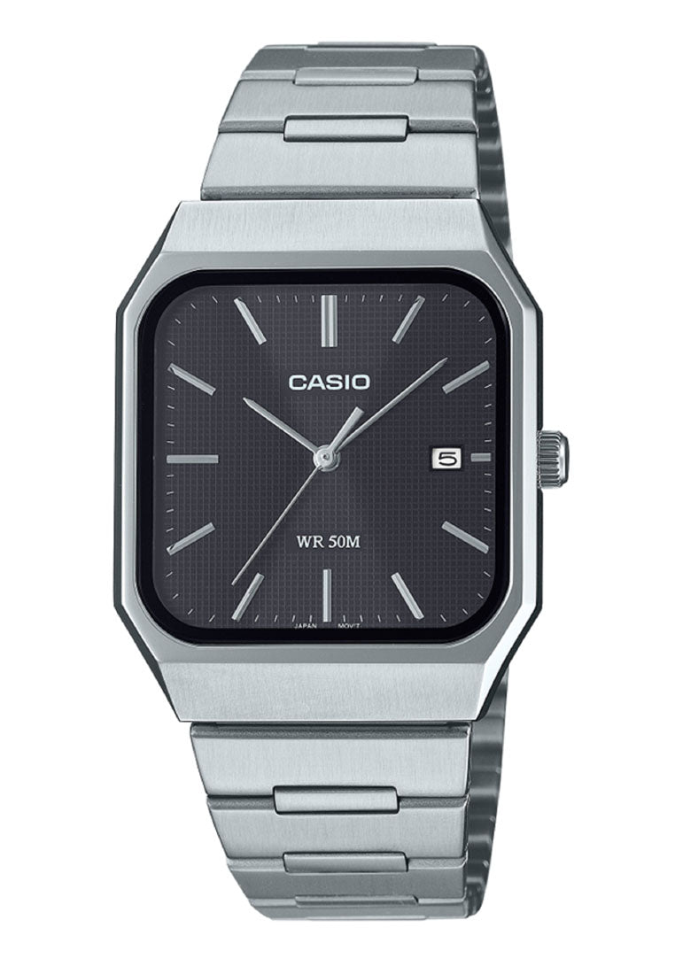 Casio MTP-B185D-1A Analog Stainless Steel Strap Watch For Men-Watch Portal Philippines