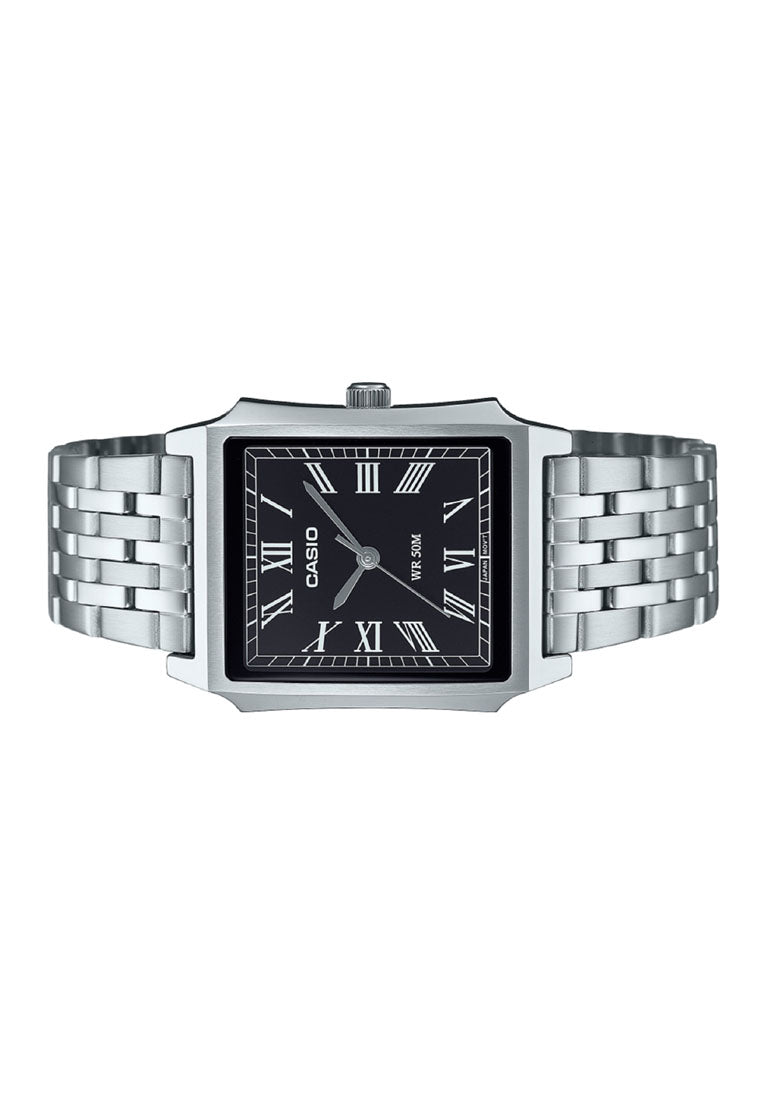 Casio MTP-B190D-1B Analog Stainless Steel Strap Watch For Men-Watch Portal Philippines