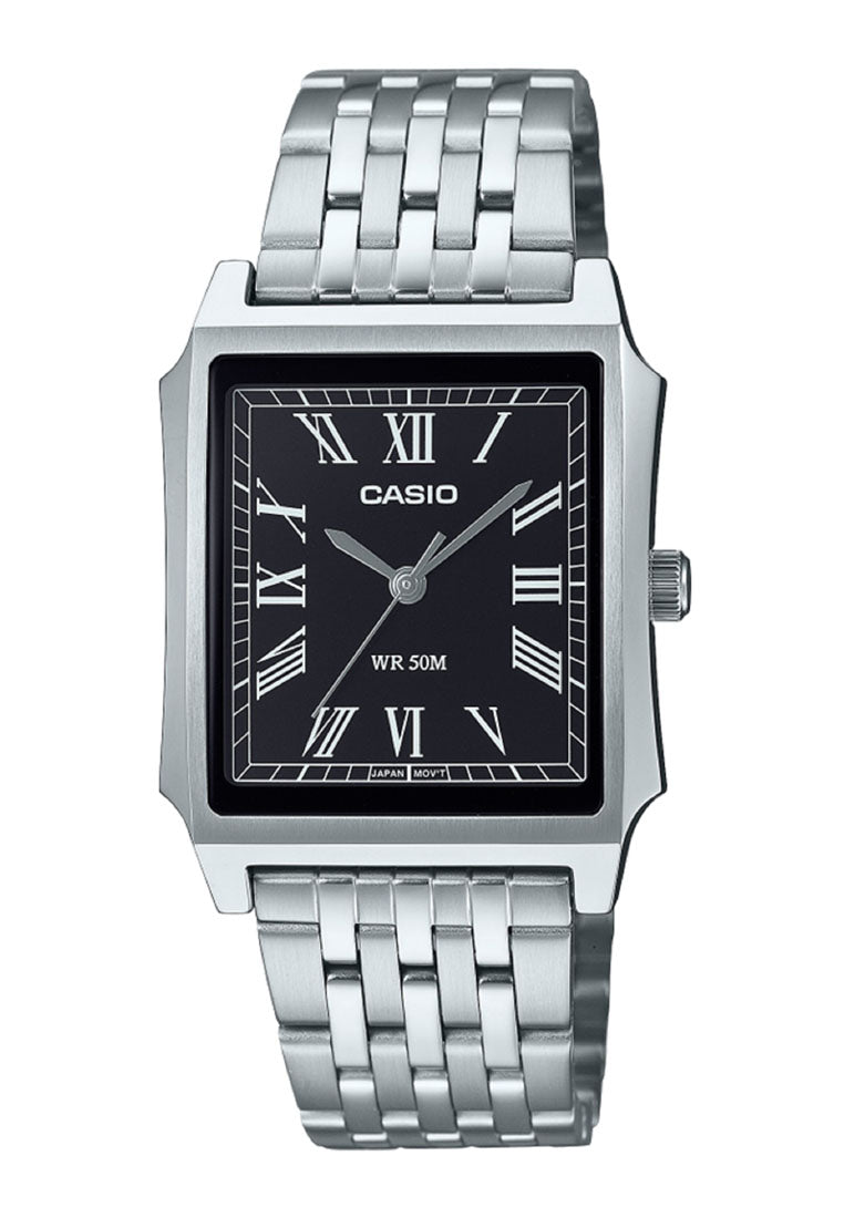 Casio MTP-B190D-1B Analog Stainless Steel Strap Watch For Men-Watch Portal Philippines