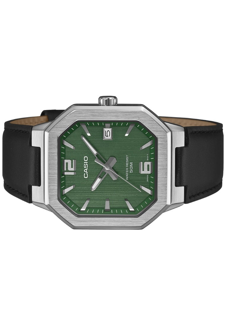 Casio MTP-B195L-3AVDF Leather Strap Analog Watch for Men-Watch Portal Philippines