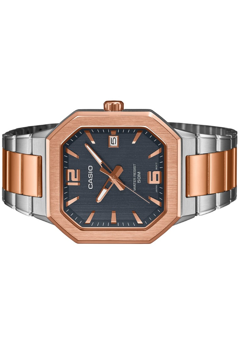 Casio MTP-B195RG-2AVDF Stainless Steel Strap Analog Watch for Men-Watch Portal Philippines