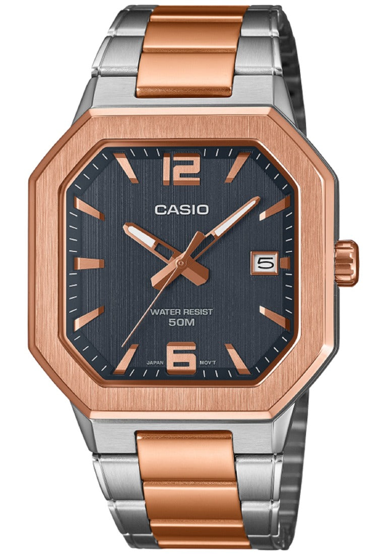 Casio MTP-B195RG-2AVDF Stainless Steel Strap Analog Watch for Men-Watch Portal Philippines