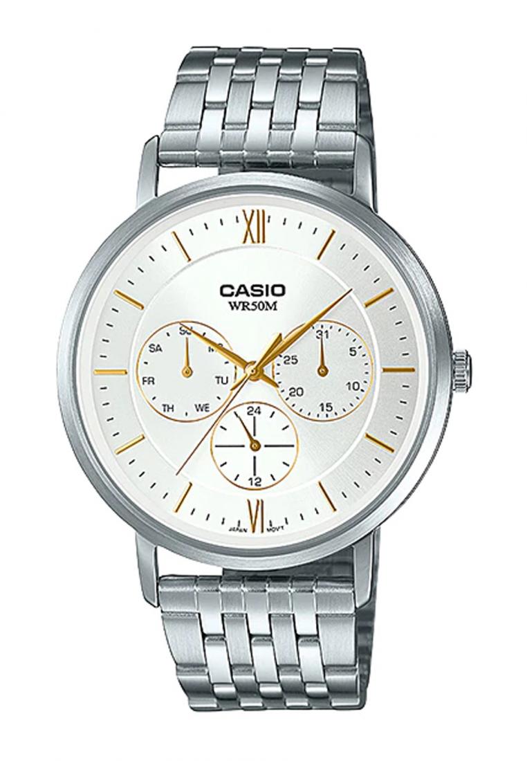 Casio MTP-B300D-7A Analog Stainless Steel Strap Watch For Men-Watch Portal Philippines