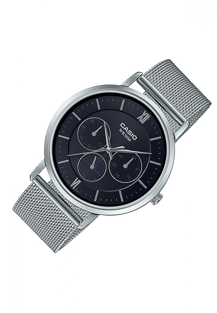 Casio MTP-B300M-1A Analog Stainless Steel Strap Watch For Men-Watch Portal Philippines