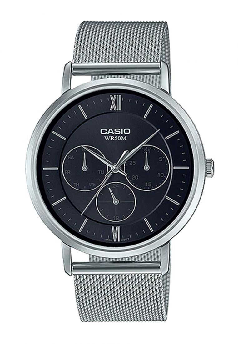 Casio MTP-B300M-1A Analog Stainless Steel Strap Watch For Men-Watch Portal Philippines