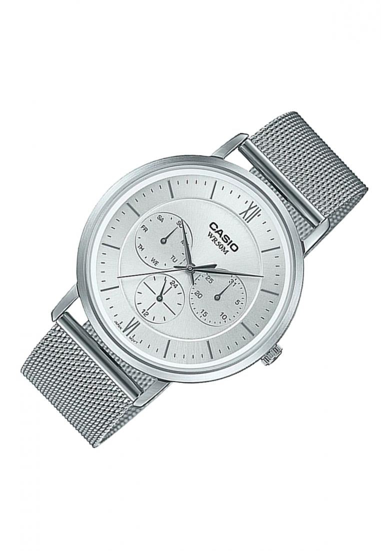 Casio MTP-B300M-7A Analog Stainless Steel Strap Watch For Men-Watch Portal Philippines