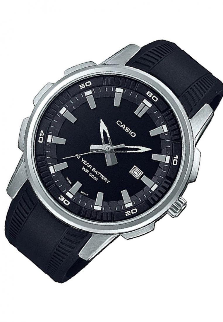 Casio MTP-E195-1A Analog Rubber Strap Watch For Men-Watch Portal Philippines