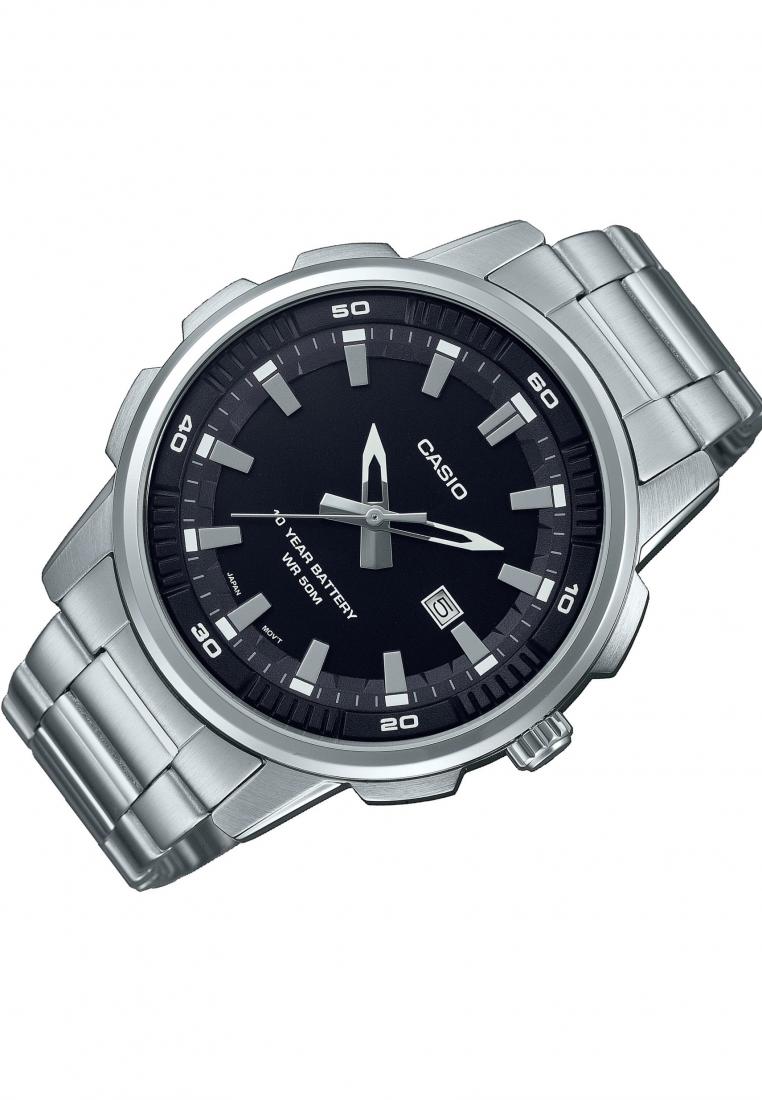 Casio MTP-E195D-1A Analog Stainless Steel Strap Watch For Men-Watch Portal Philippines