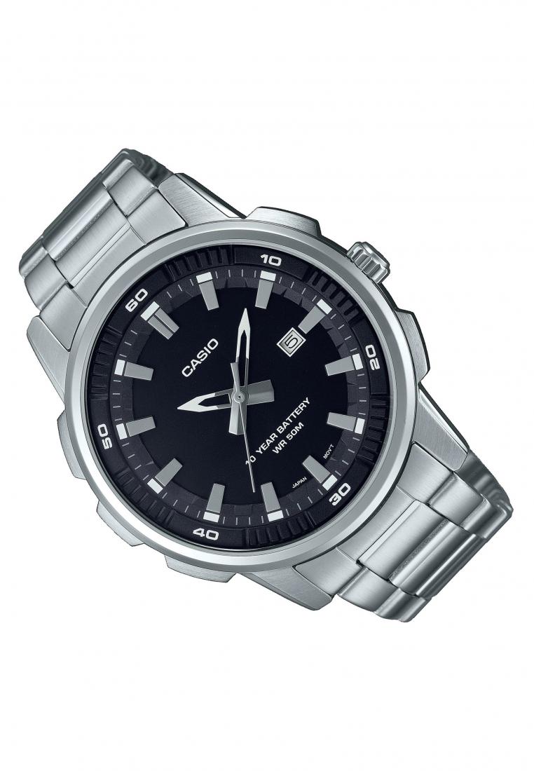 Casio MTP-E195D-1A Analog Stainless Steel Strap Watch For Men-Watch Portal Philippines
