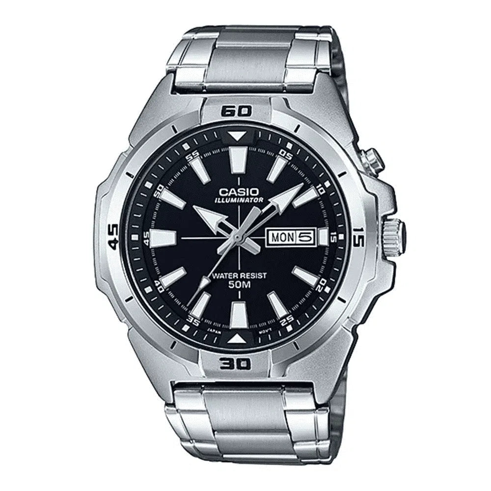 Casio MTP-E203D-1A Silver Stainless Watch for Men-Watch Portal Philippines