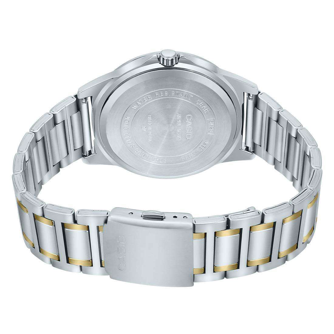 Casio MTP-E318SG-1BVDF Two Tone Silver Watch for Men-Watch Portal Philippines