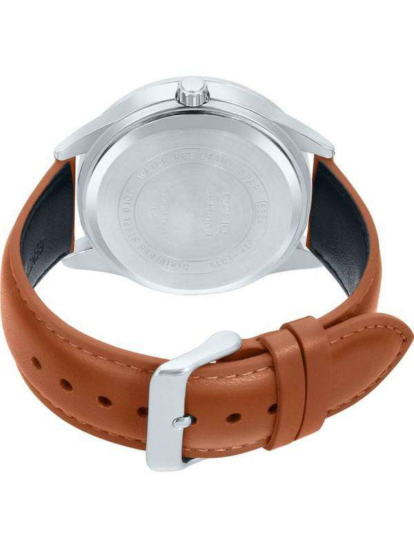 Casio MTP-E319L-1BVDF Brown Leather Strap Watch for Men-Watch Portal Philippines