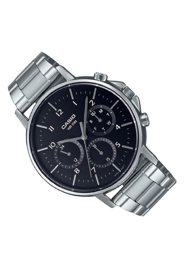 Casio MTP-E321D-1A Analog Stainless Steel Strap Watch For Men-Watch Portal Philippines