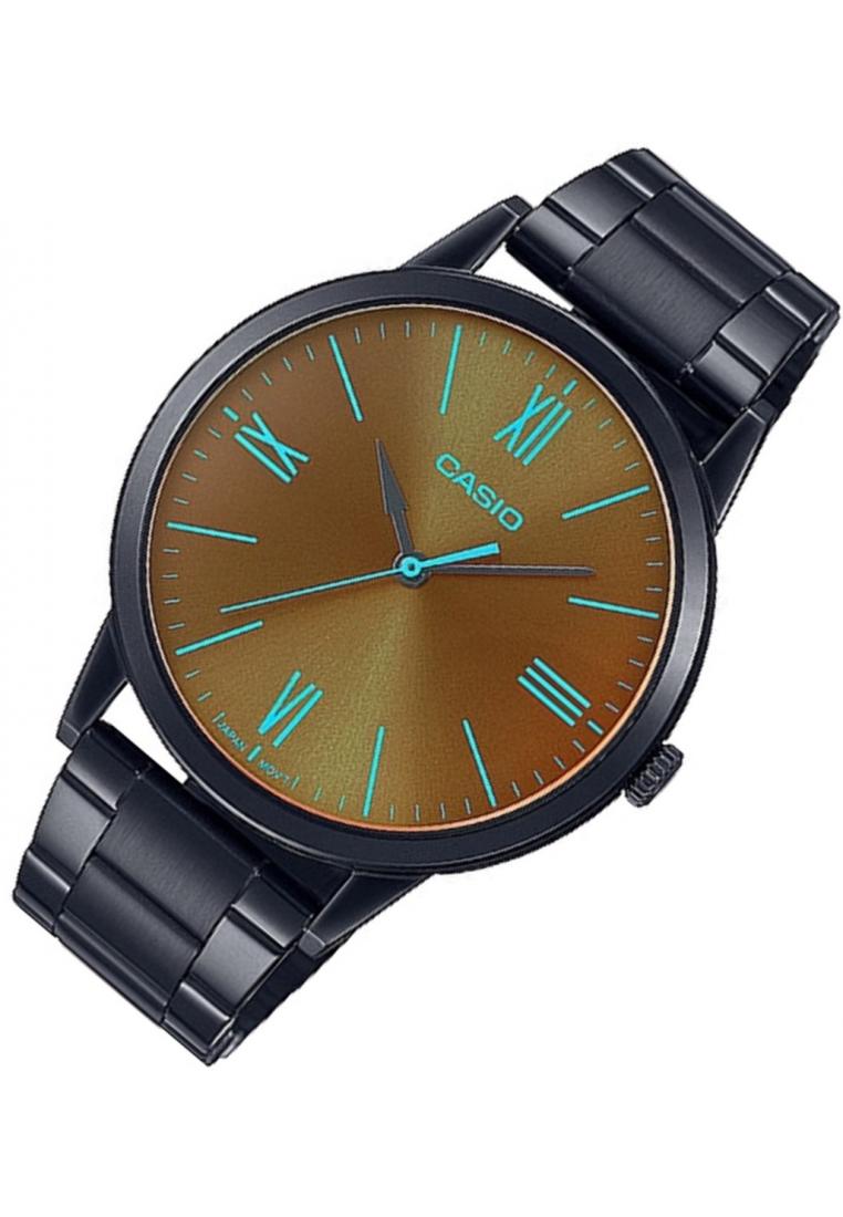Casio MTP-E600B-1B Analog Stainless Steel Strap Watch For Men-Watch Portal Philippines