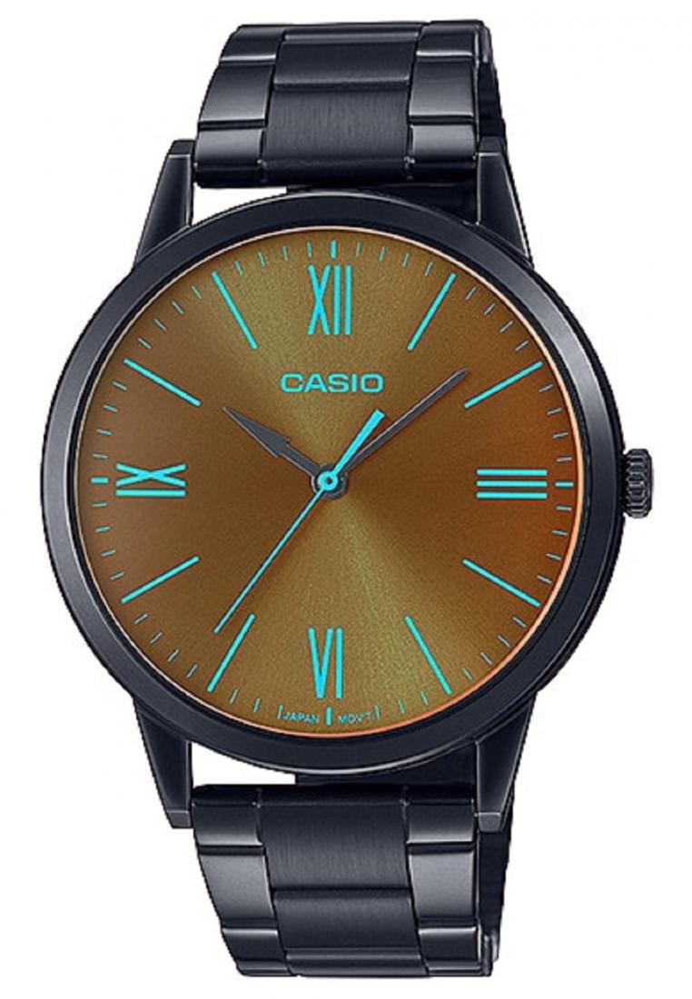 Casio MTP-E600B-1B Analog Stainless Steel Strap Watch For Men-Watch Portal Philippines