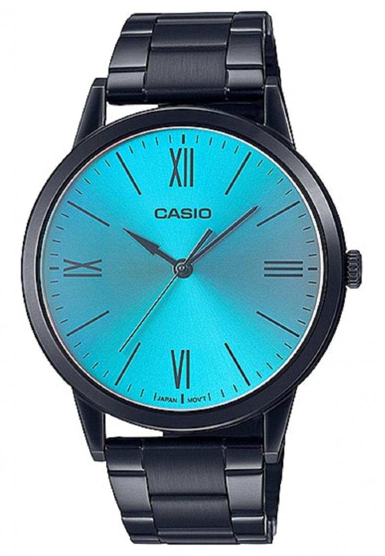 Casio MTP-E600B-2B Analog Stainless Steel Strap Watch For Men-Watch Portal Philippines