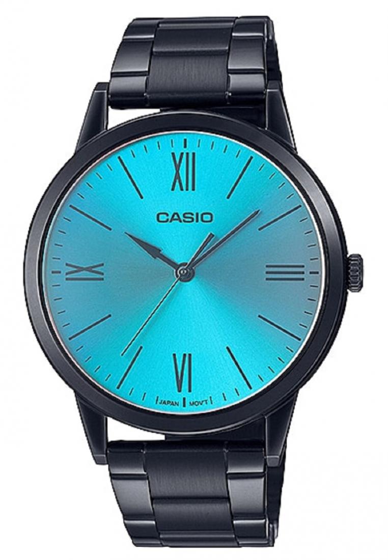 Casio MTP-E600B-2B Analog Stainless Steel Strap Watch For Men-Watch Portal Philippines