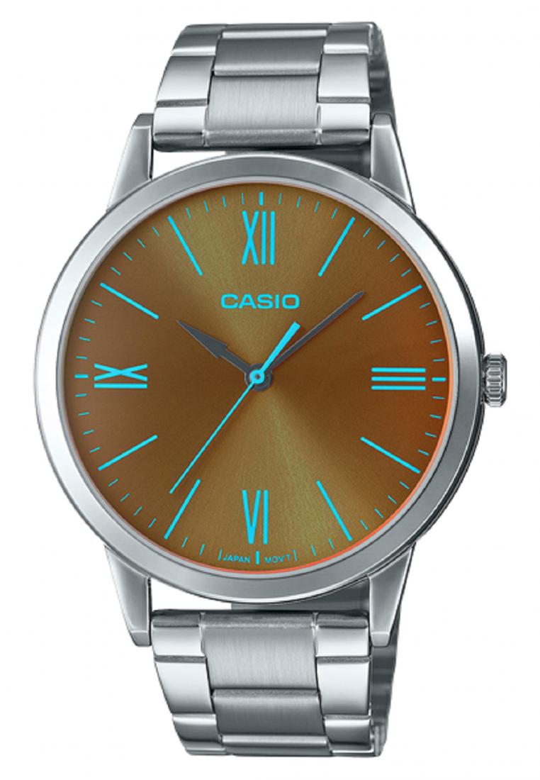 Casio MTP-E600D-1B Analog Stainless Steel Strap Watch For Men-Watch Portal Philippines
