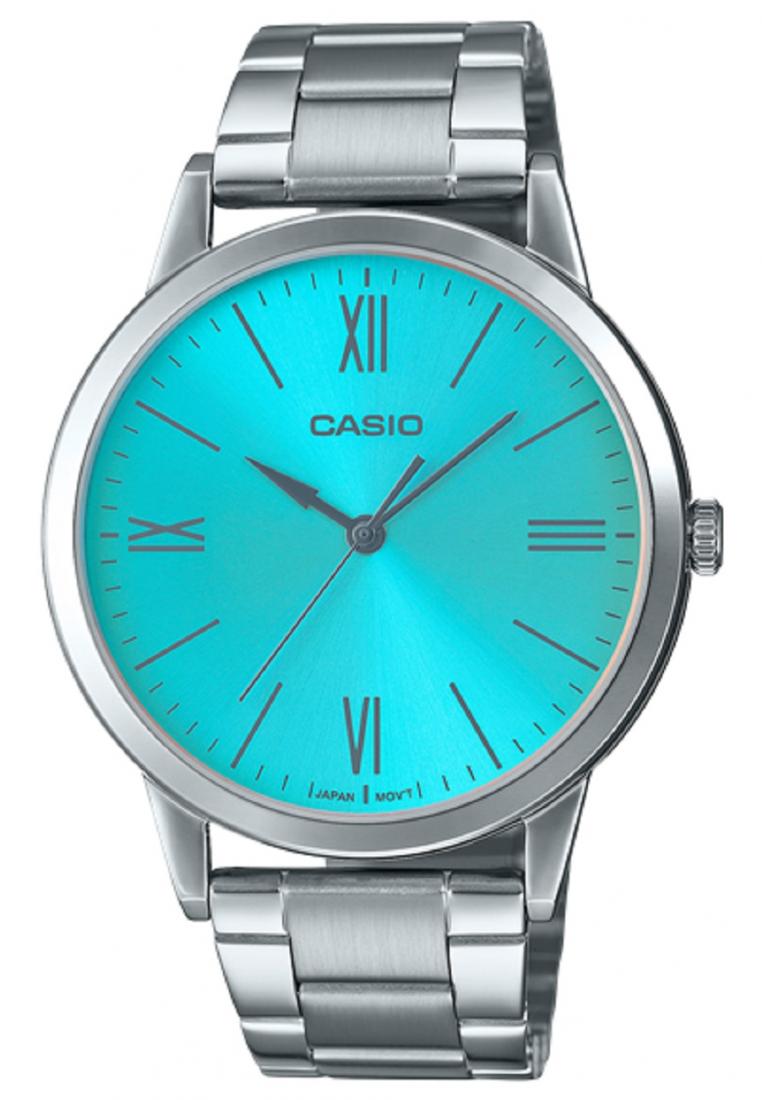 Casio MTP-E600D-2B Analog Stainless Steel Strap Watch For Men-Watch Portal Philippines