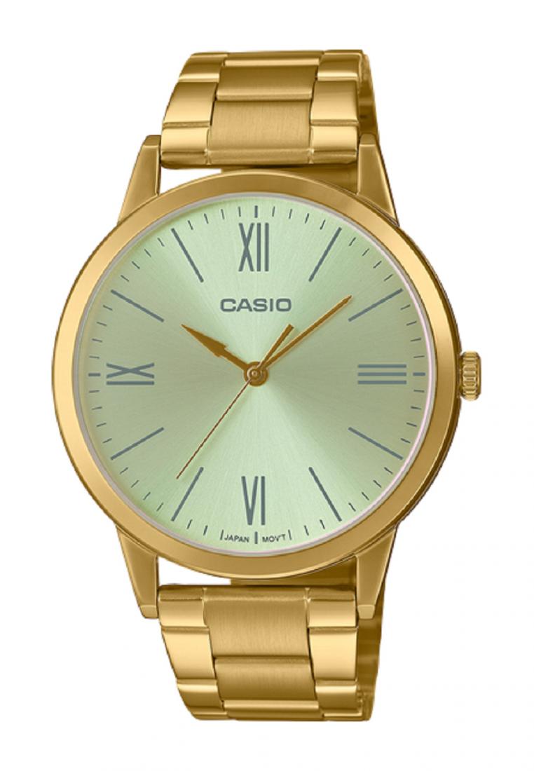 Casio MTP-E600G-9B Analog Stainless Steel Strap Watch For Men-Watch Portal Philippines
