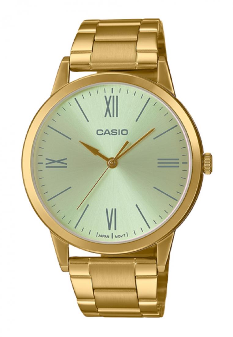 Casio MTP-E600G-9B Analog Stainless Steel Strap Watch For Men-Watch Portal Philippines