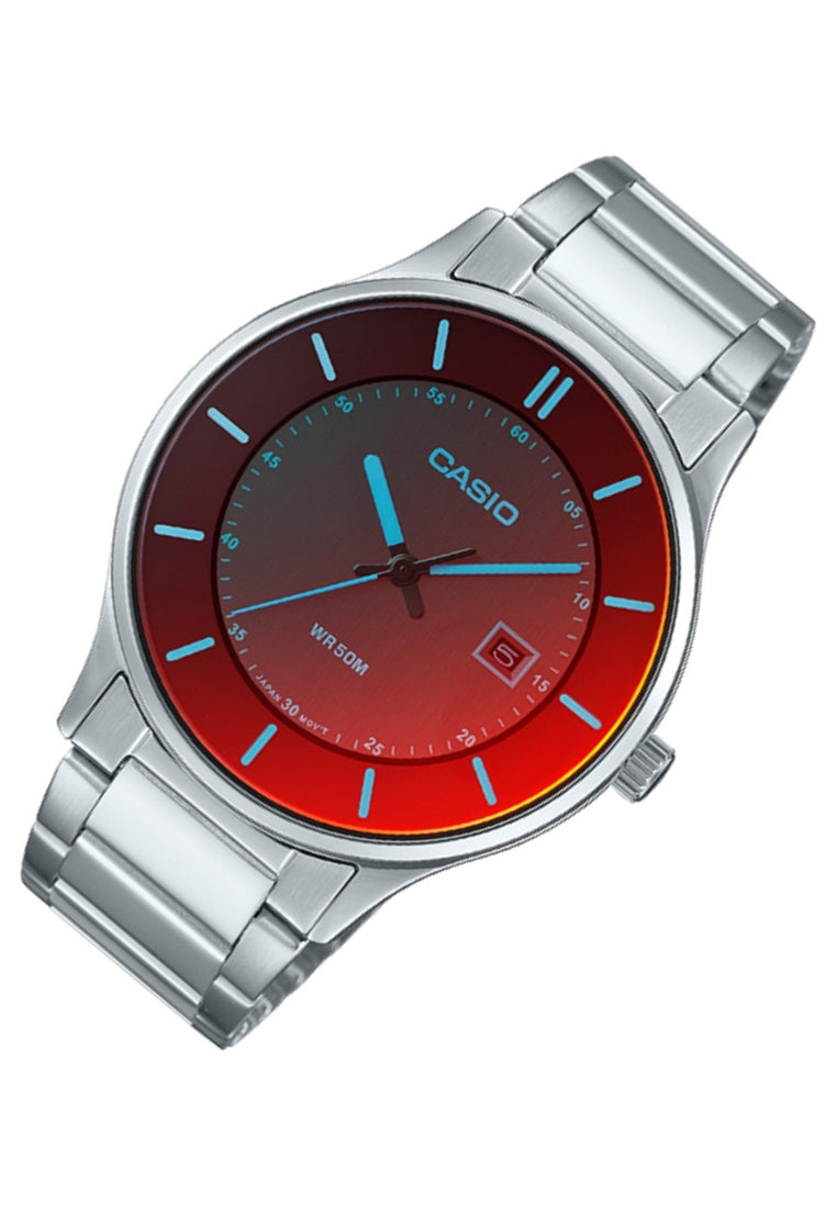 Casio MTP-E605D-1E Analog Stainless Steel Strap Watch for Men-Watch Portal Philippines