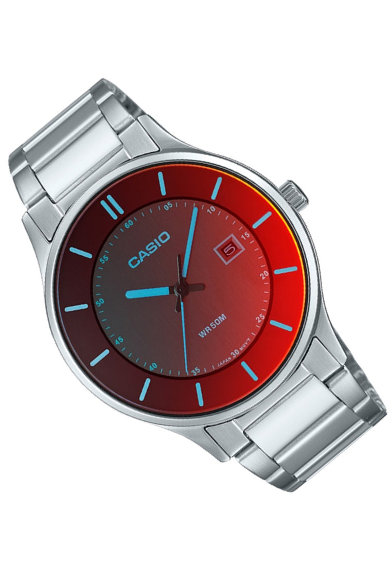 Casio MTP-E605D-1E Analog Stainless Steel Strap Watch for Men-Watch Portal Philippines