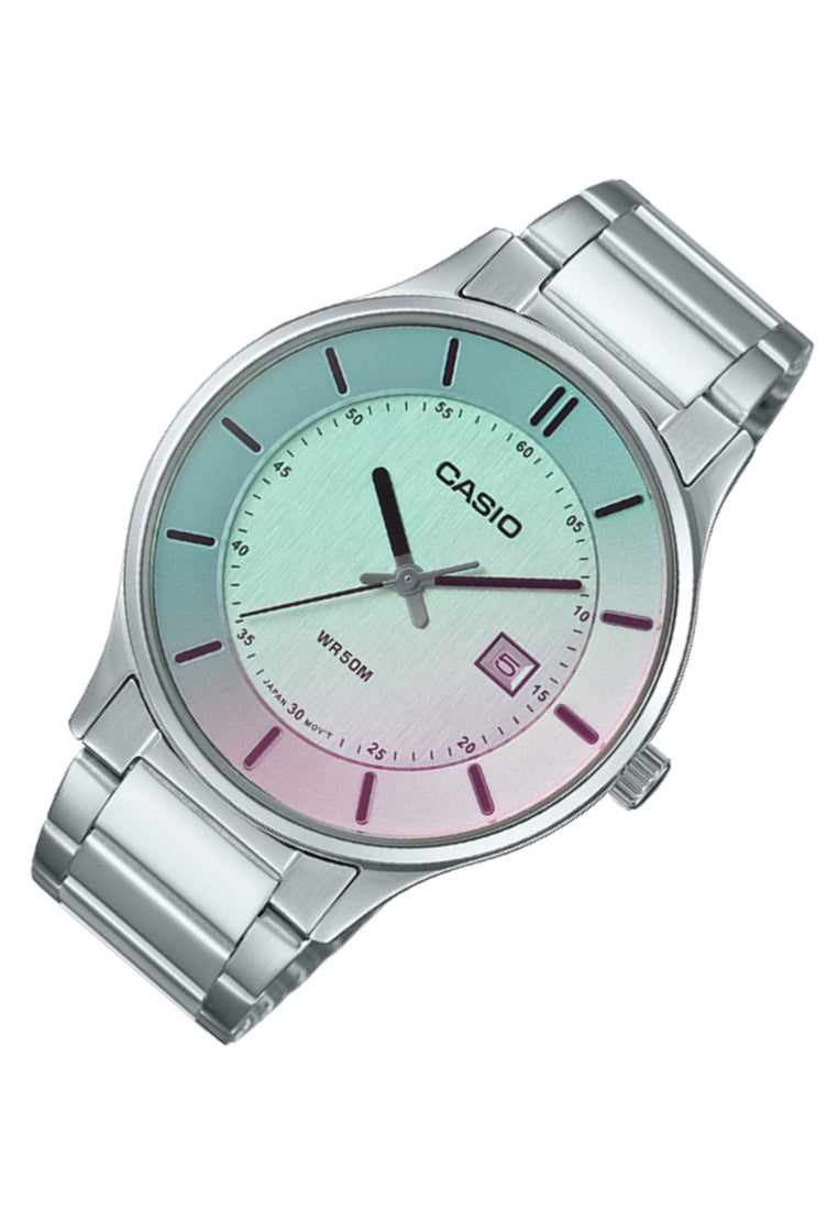 Casio MTP-E605D-7E Analog Stainless Steel Strap Watch For Men-Watch Portal Philippines