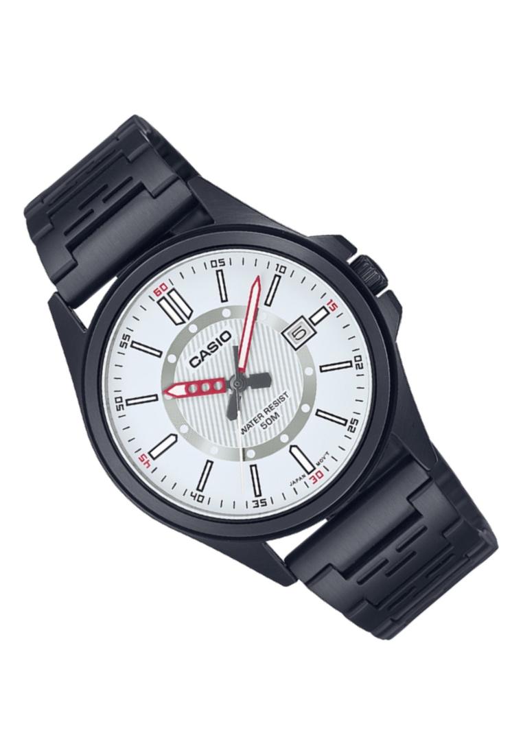 Casio MTP-E700B-7E Analog Stainless Steel Strap Watch For Men-Watch Portal Philippines