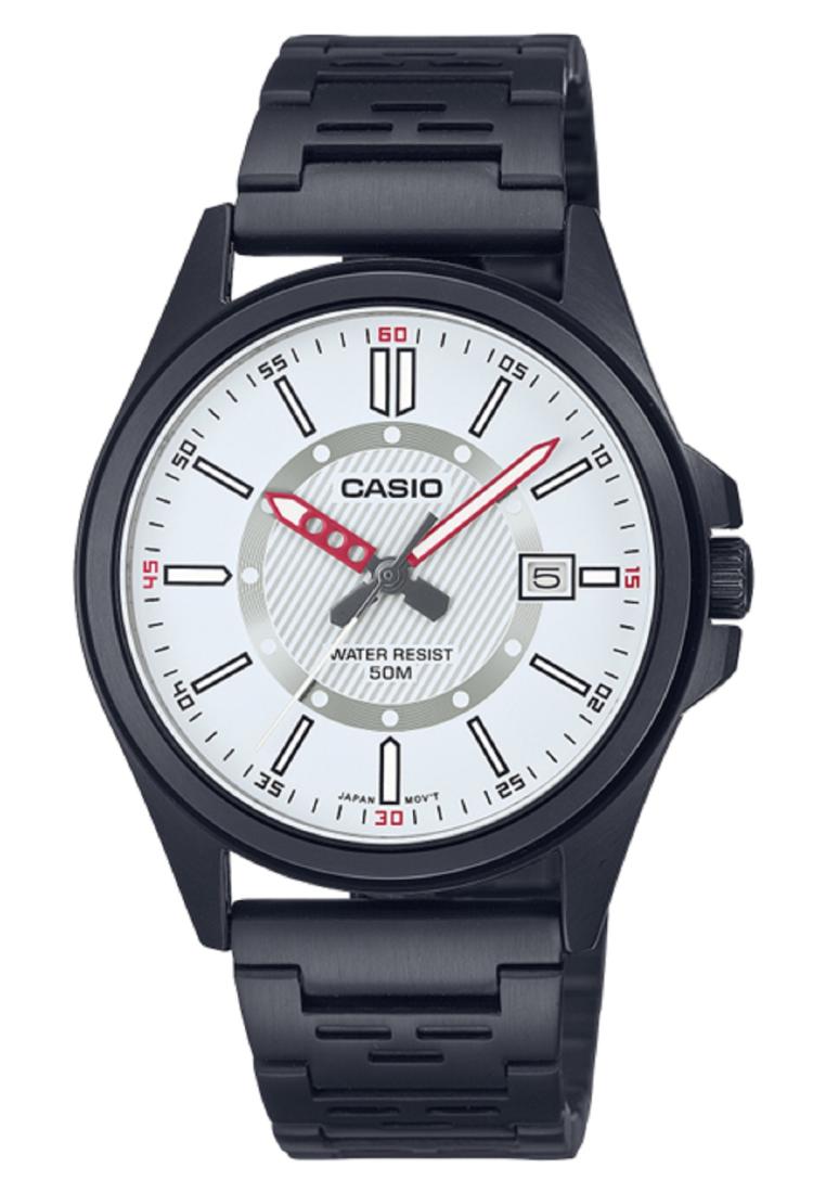 Casio MTP-E700B-7E Analog Stainless Steel Strap Watch For Men-Watch Portal Philippines