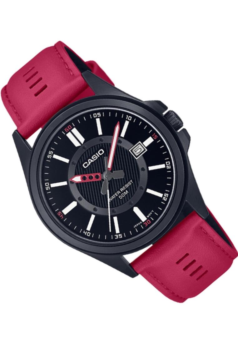 Casio MTP-E700BL-1E Analog Leather Strap Watch For Men-Watch Portal Philippines