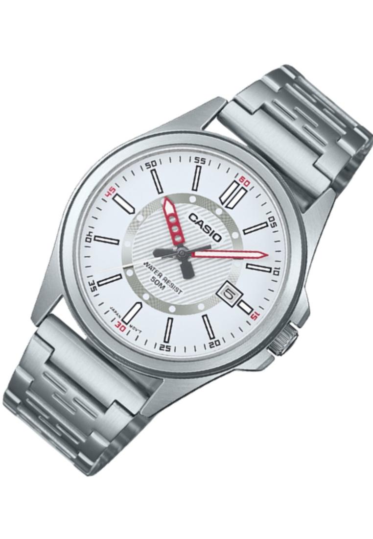 Casio MTP-E700D-7E Analog Stainless Steel Strap Watch For Men-Watch Portal Philippines