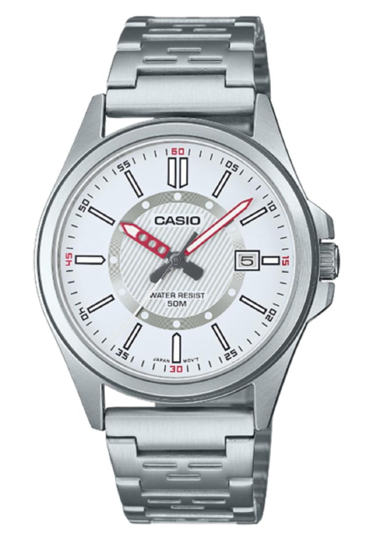 Casio MTP-E700D-7E Analog Stainless Steel Strap Watch For Men-Watch Portal Philippines