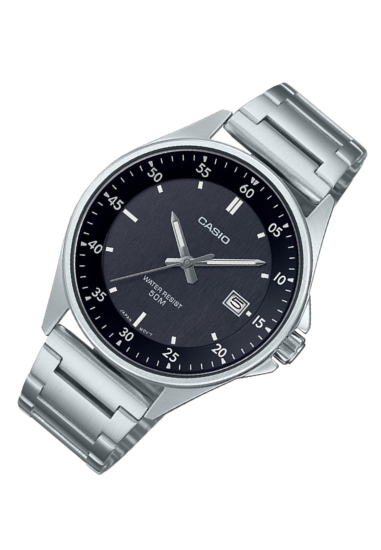 Casio MTP-E705D-1E Analog Stainless Steel Strap Watch For Men-Watch Portal Philippines