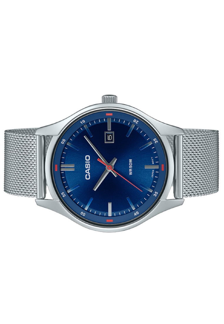 Casio MTP-E710M-2A Analog Stainless Steel Strap Watch For Men-Watch Portal Philippines